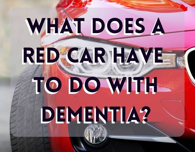 graphic for red car syndrome and Alzheimer's Disease